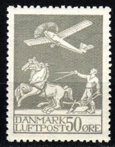 Denmark #C4 F-VF Unused CV $130.00 (X4588)