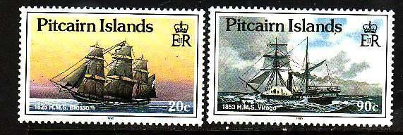 Pitcairn-Sc301a,306a- id9- unused NH set-Ships-1988-