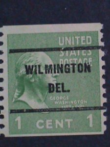​UNITED STATES 1933 SC#839  89 YEARS OLD STAMP-WASHINGTON- PRE CANCEL BLOCK VF