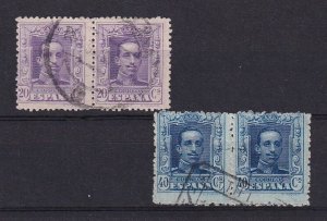 SA14b Spain 1922 -1930 King Alfonso XIII used pairs