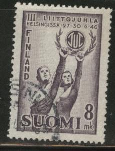 FINLAND SUOMI Scott 251 used 1946 Athelete stamp