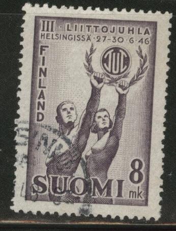 FINLAND SUOMI Scott 251 used 1946 Athelete stamp