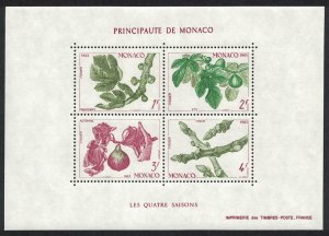 Monaco Seasons of the Fig MS 1983 MNH SC#1376 SG#MS1644 MI#Block 24