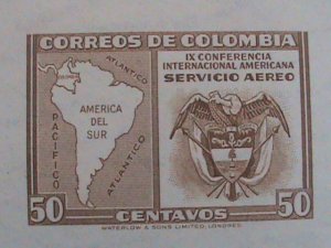 COLUMBIA STAMP:1948- SC# 560-9TH PAN AMERICAN INTERNATIONAL CONFERENCE S/S #2