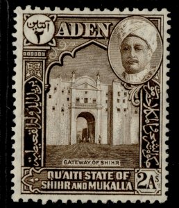 ADEN - Qu'aiti GVI SG5, 2a sepia, M MINT.