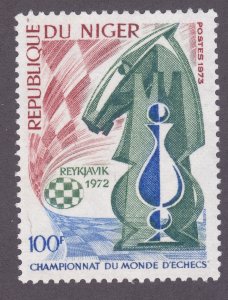 Niger 265 MNH OG 1973 World Chess Championship Reykjavik Issue Very Fine