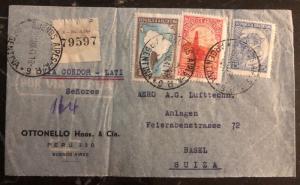 1941 Buenos Aires Argentina Airmail Cover To Basel Switzerland Via Condor
