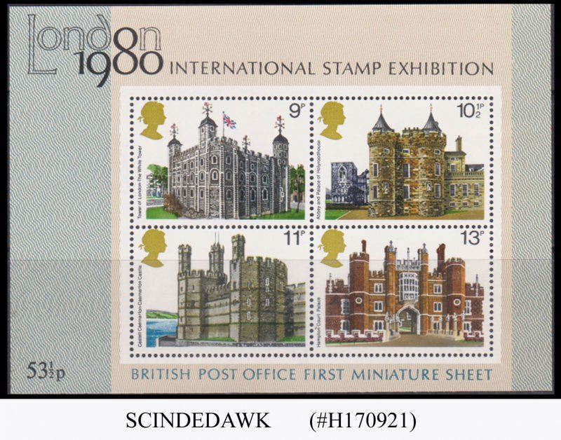 GREAT BRITAIN - 1980 INTERNATIONAL STAMP EXHIBITION LONDON 1980 MIN/SHT MNH