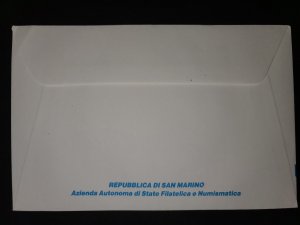 San Marino #1319-22 FDC 1995 Complete Set on Cover