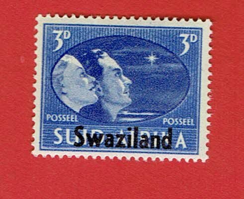 SWAZILAND SCOTT#40b 1945 3d WWII VICTORY - MNH