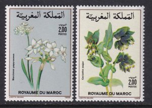 Morocco 676-677 Flowers MNH VF