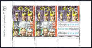 Netherlands Sc# B576a MNH Sheet/5 1981 Various People