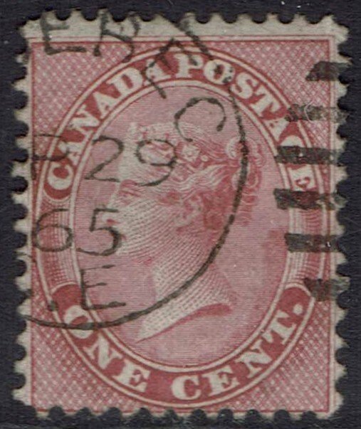 CANADA 1859 QV 1C USED
