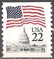 #2115, Single.  \Flag over Capitol\  MNH  .22 cent 