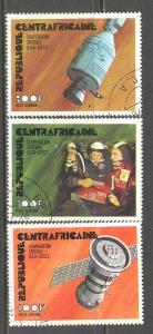 CENTRAL AFRICAN REPL Sc# C135 - C137 USED FVF Set3 Space