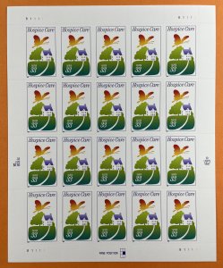 Scott 3276 HOSPICE Pane of 20 US 33¢ Stamps MNH 1999