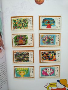 Rare China PRC 2000 Commemorative stamps collection album whole year MNH