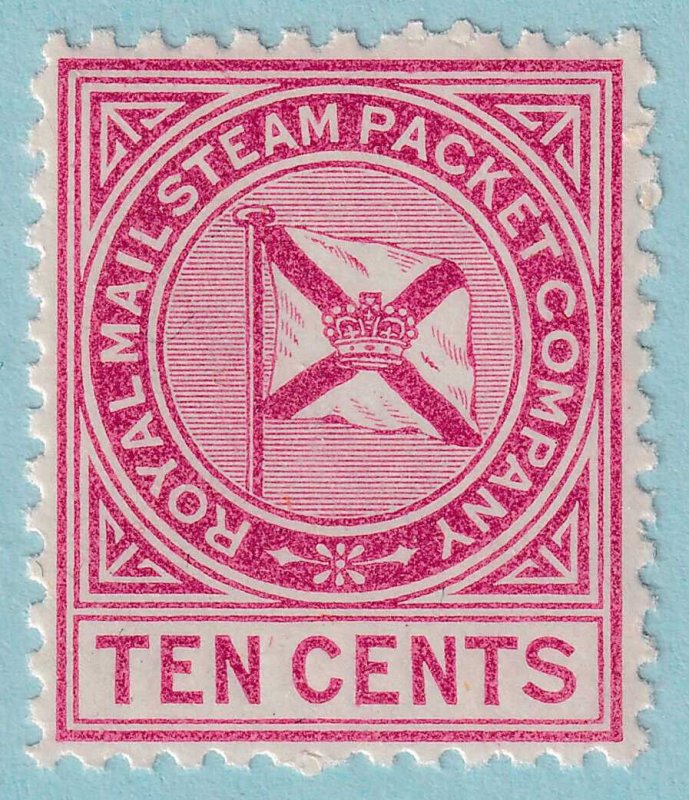 DANISH WEST INDIES RMS1 - ROYAL MAIL STEAM PACKET  MINT NEVER HINGED OG ** XEI
