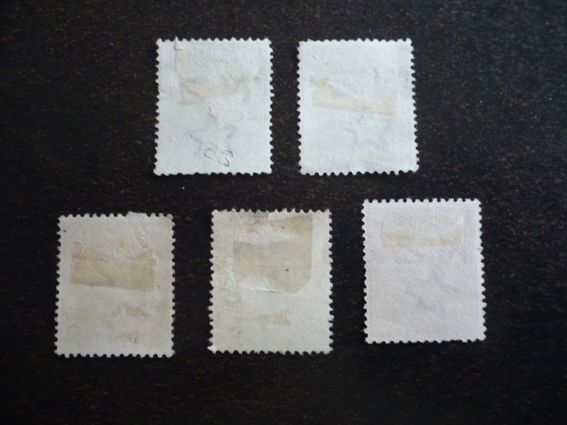 Stamps - New Zealand - Scott# 160-164 - Used  Set of 5 Stamps