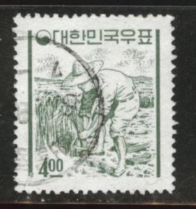 Korea Scott 366a stamp from 1962-66 unwatermarked