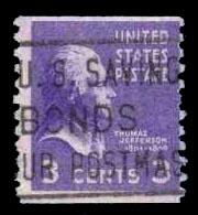 US #842 Thomas Jefferson; Used