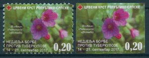 Bosnia & Herzegovina 2017 MNH Tuberculosis 1v + 1v Imperf Set Medical Stamps