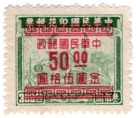 (I.B) China Revenue : Customs Duty $50 on $300 OP