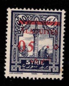 Alaouites Scott 46 MH* surcharged stamp