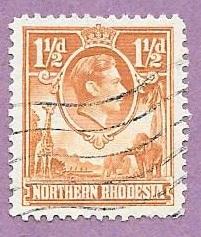 Northern Rhodesia Used Stamp Scott 30 #ca