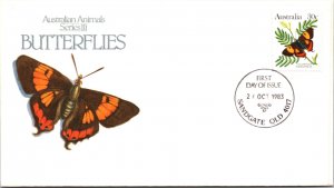 Australia, Worldwide First Day Cover, Butterflies