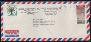 Singapore - Jul 2, 1982 Cover to States