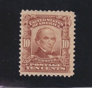 US 307 10c Webster Mint F-VF OG H SCV $60