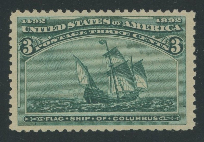 USA 232 - 3 cent Columbian - VF/XF Mint never hinged