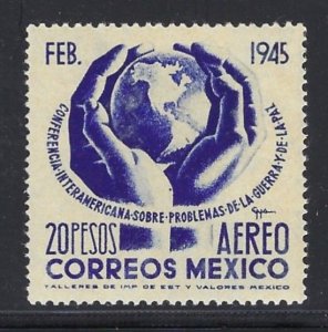MEXICO #C147 MINT, NH - HIGH VALUE TO THE GLOBE-IN-HAND SET
