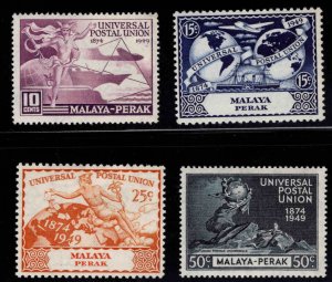 MALAYA Perak Scott 101-104 UPU stamp set