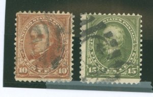 United States #283-284 Used Multiple