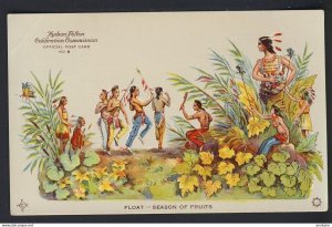 USA NAVAL - Hudson-Fulton Celebration #9 - NATIVE - Season Of Fruits postcard