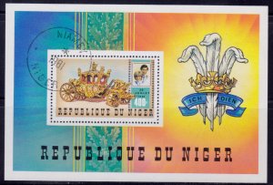 Nicaragua, 1981, Royal Wedding, Charles & Diana, s/s, Mi#B33, cto,++