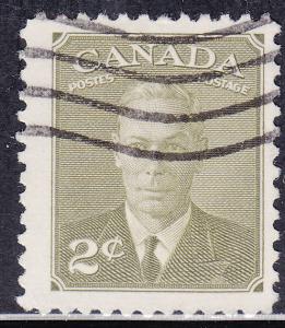 Canada 305 King George VI with Postes-Postage 1951