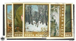 Romania; Scott 2532-2536; 1975; Precanceled; NH