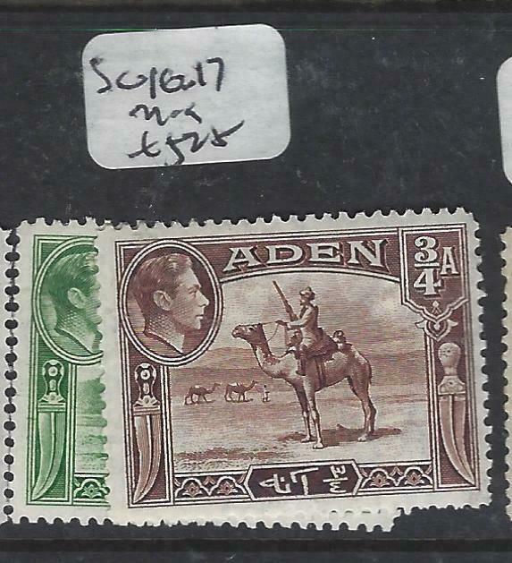 ADEN  (P0406B)  KGVI  1/2A, 3/4A  SG 16-7   MOG