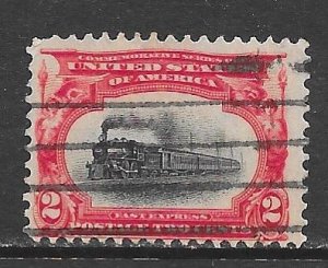 USA 295: 2c Train, used, F