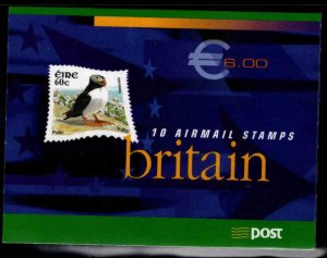 Ireland Scott 1525a MNH**  60c Puffin Bird self adhesive booklet