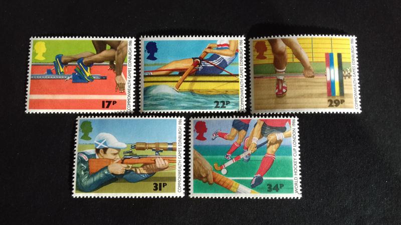 Great Britain 1986 Commonwealth Games Mint