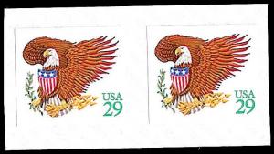# 2596v MINT NEVER HINGED EAGLE AND SHIELD