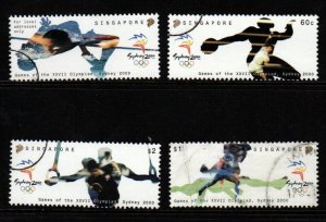 SINGAPORE SG1065/8 2000 OLYMPIC GAMES  USED