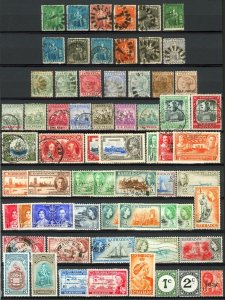 Barbados #15A / #250 1861-1958 Assorted Britannia, Victoria, thru Early Eliz M&U