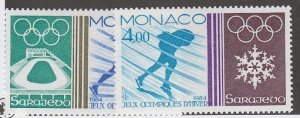 MONACO #1422-3 MINT NEVER HINGED COMPETE