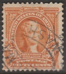 U.S. Scott Scott #310 Jefferson Stamp - Used Single