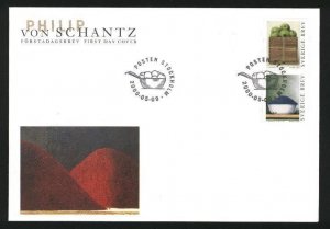 Sweden. FDC 2000 Cachet.  Philip von Schantz. Modern Art